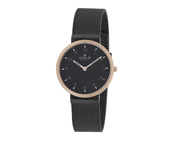 Relogio Oslo Slim Feminino Preto OFTSSS9T0005