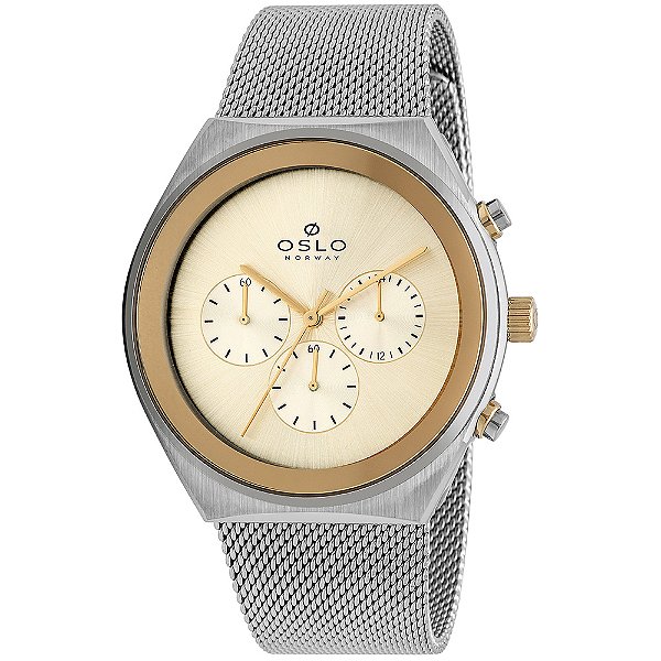Relógio Oslo Masculino Cronógrafo OMTSSCVD0015