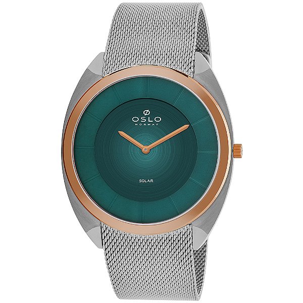 Relógio Slim Masculino Solar OMTSSSVS0003