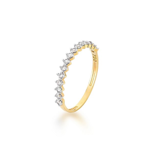 Aparador em Ouro 18k com Zircônias