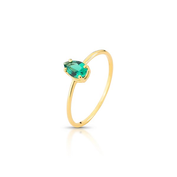 Anel Gota em Ouro 18k