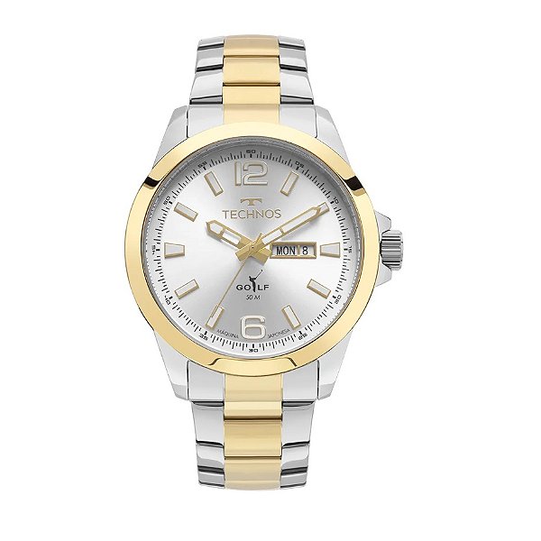 Relógio Technos Masculino Golf Bicolor 2105BC/1K