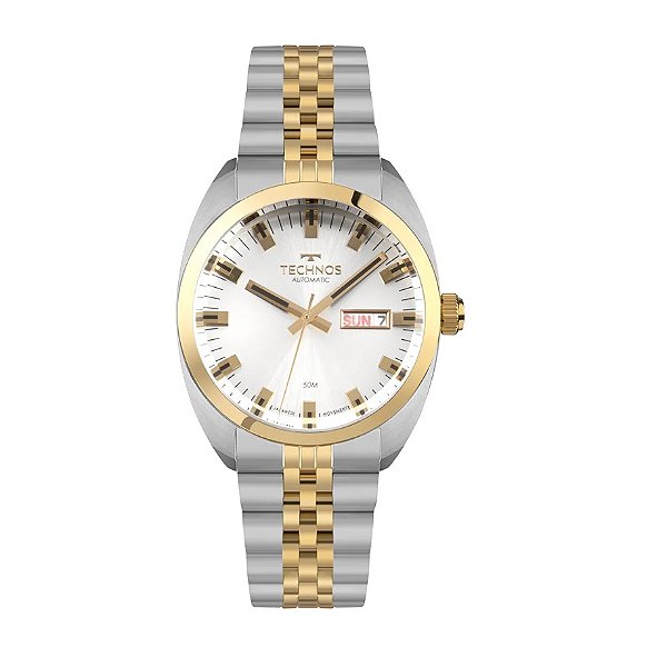 Relógio Technos Masculino Automático Bicolor 8205OQ/1K