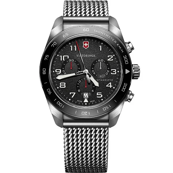 Relógio Victorinox Swiss Army 242048 Masculino Aço Prateado