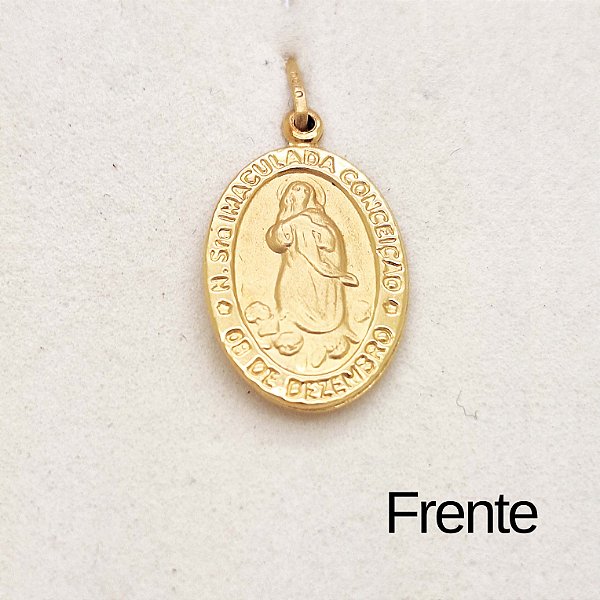 Medalha Nossa Senhora da Imaculada Conceição em Ouro