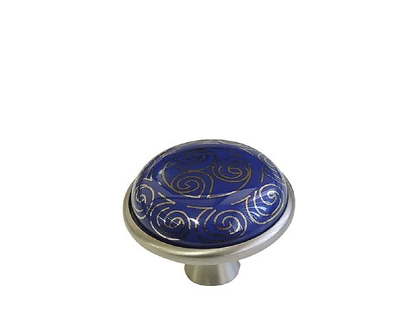 Puxador Cerâmica IL 7015 - Roxo - 42x31MM