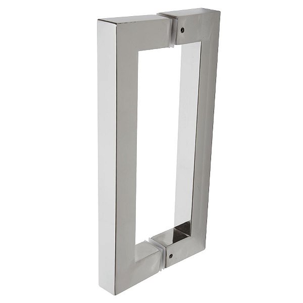 Puxador Duplo DF 904-Inox 304 - Escovado - 40 cm