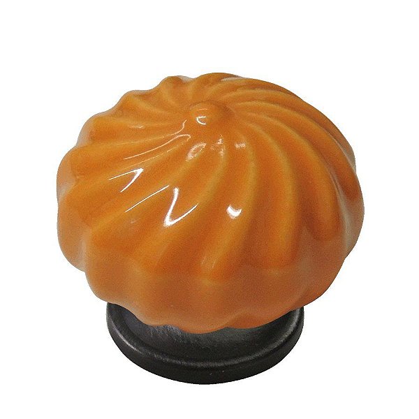 Puxador Cerâmica IL 7018 - Laranja - 43MM