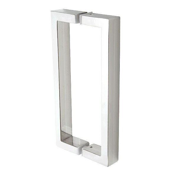 Puxador Duplo DF 905-Inox 304 - Escovado - 30 cm