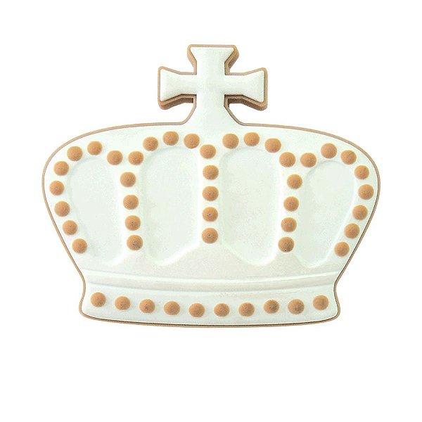 Puxador Infantil - IL 5566 - Coroa Bege - 54x46MM