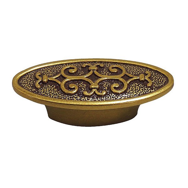 Puxador Colonial 164 - Dourado Antigo - 32MM