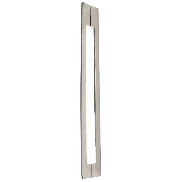 Puxador Duplo DF 927-Inox 304 - Escovado - 60 cm