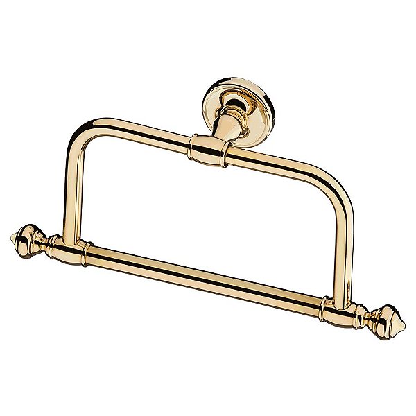 Porta Toalha Argola - Ouro Real