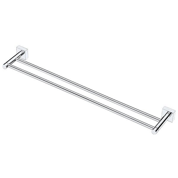Porta Toalha Duplo - 60 cm - Kaza