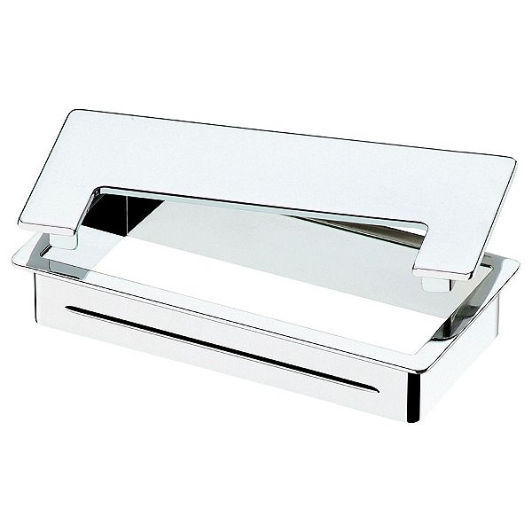 Guia para Cabo - IL 2091 - Cromado - 95x44x16 MM
