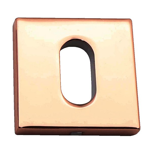 Roseta Quadrada para Fechadura  - IL 210 - Rosê