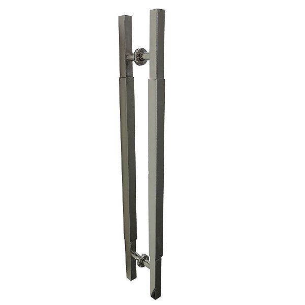 Puxador Duplo DF 935-Inox 304 - Polido - 60 cm