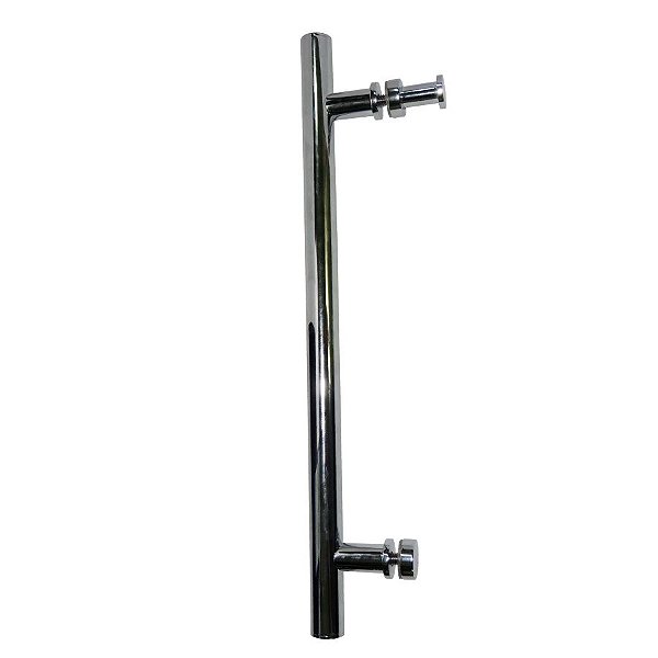 Puxador Duplo DF 962 - Cromado - 40 cm
