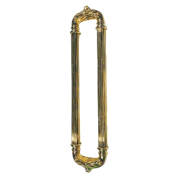 Puxador Duplo DF 998 - Dourado - 60 cm