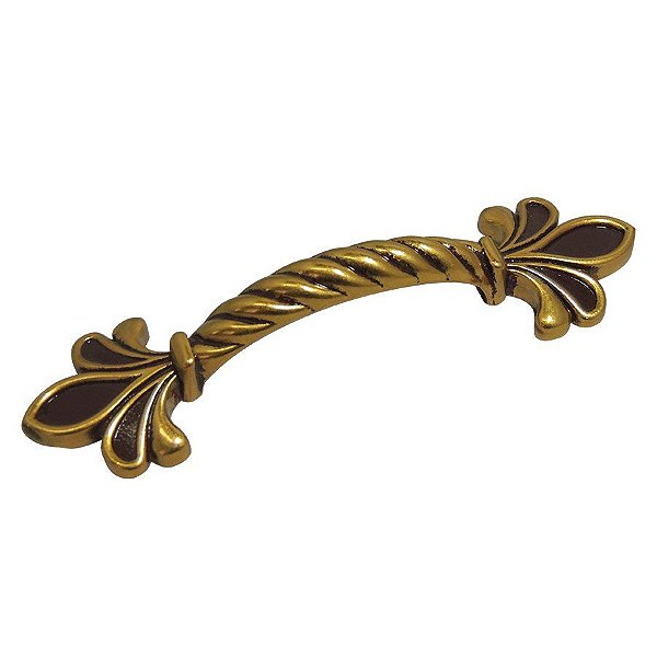 Puxador Colonial 168 - Dourado Antigo - 64MM