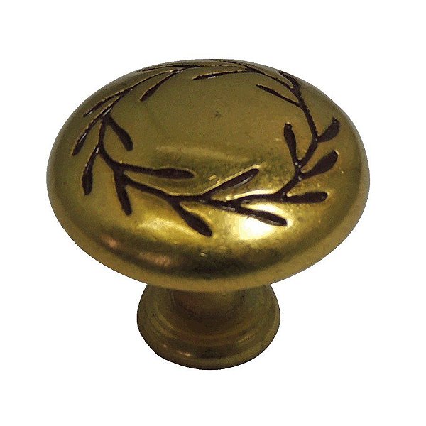 Puxador Colonial 178 - Dourado Antigo - 32MM