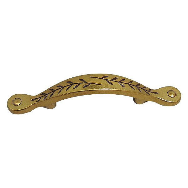 Puxador Colonial 178 - Dourado Antigo - 96MM