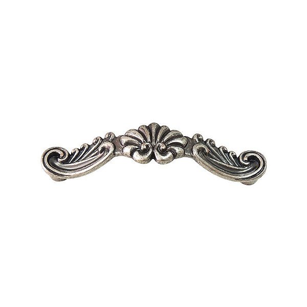 Puxador Colonial 216 - Prata Medieval - 96MM