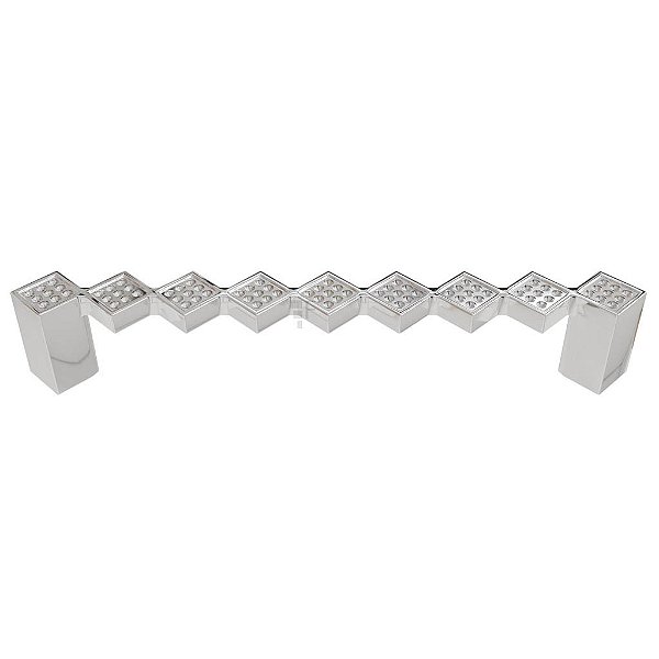 Puxador Cristal - IL 4499 - Cromado - 160MM