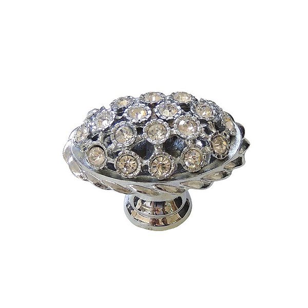 Puxador Cristal - IL 4504 - Cromado - 46X34MM