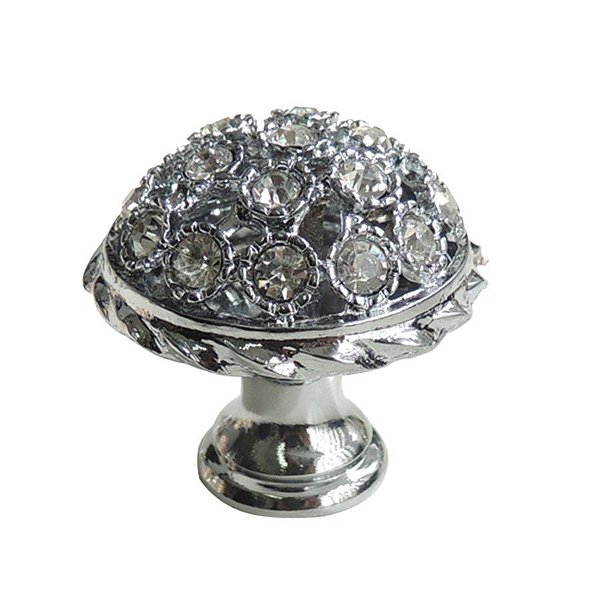 Puxador Cristal - IL 4505 - Cromado - 34X32MM