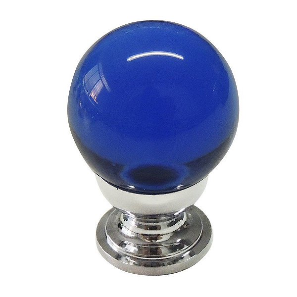 Puxador Cristal - IL 4521 - Azul - 30MM