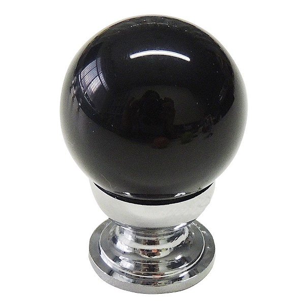 Puxador Cristal - IL 4521 - Preto - 30MM