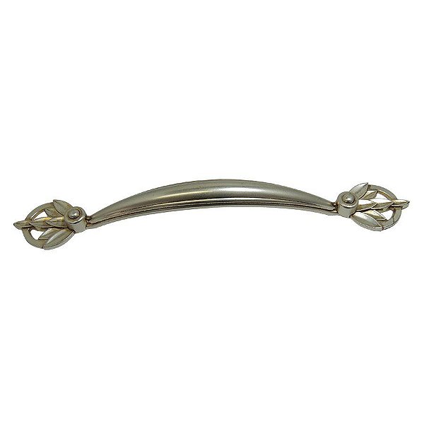 Puxador Provençal - 166 - Prata - 96MM