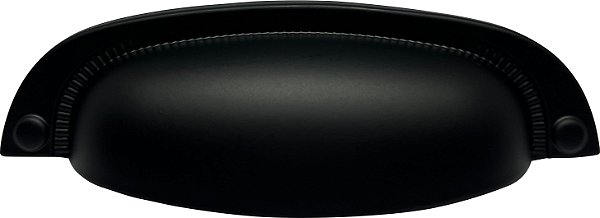 Puxador Concha Vivaro 222 - Preto - 96MM