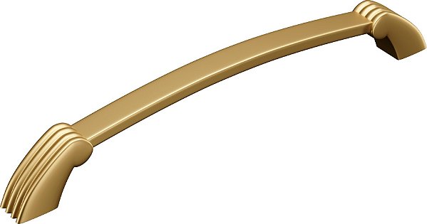 Puxador Tellus IL 2098 - Dourado Matte - 224MM