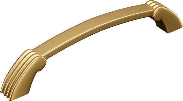 Puxador Tellus IL 2098 - Dourado Matte - 96MM