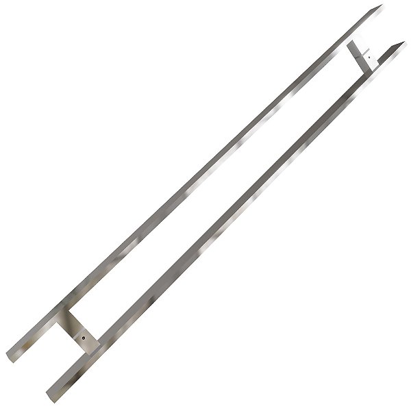 Puxador Duplo DF 926 - Inox 304 - Polido - 1,2m