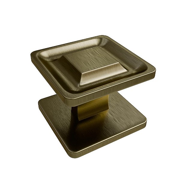 Puxador Duplo DF 956 - Antique - 12x12 cm