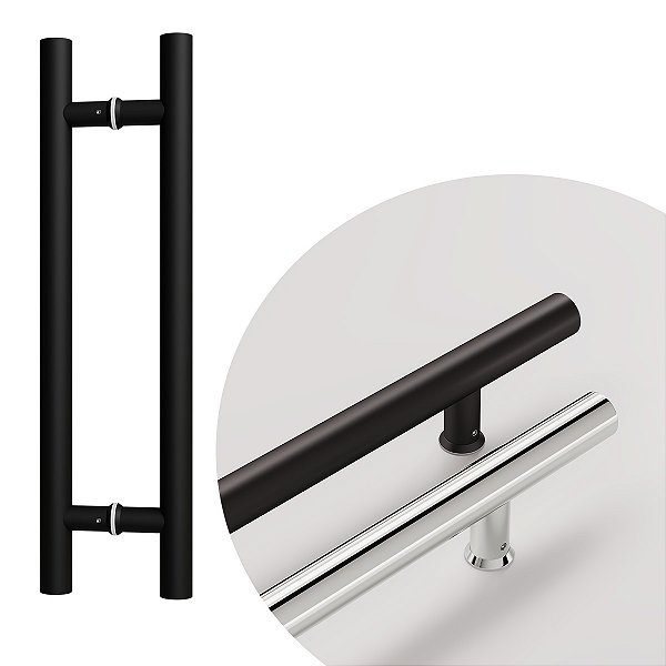 Puxador Para Porta IL4060 - Preto - 300x450mm