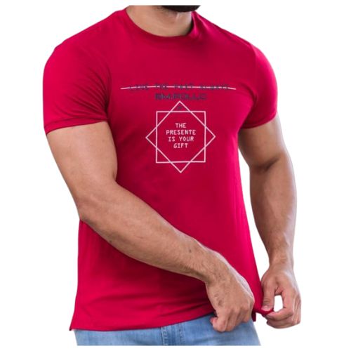 Camiseta RM POLLO Estampada Vermelha