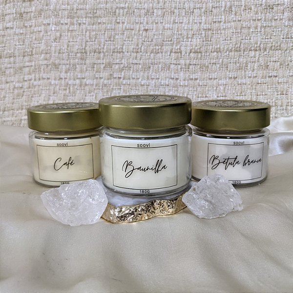 Velas Aromáticas Artesanais 180g