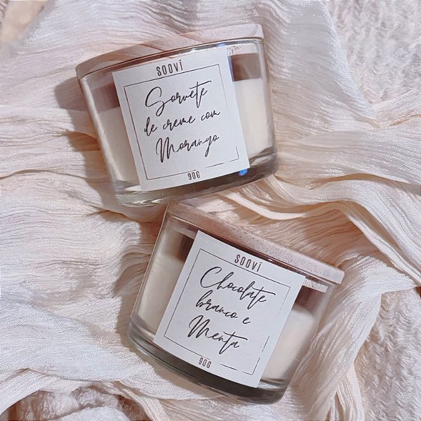 Kit Edição Limitada — Chocolate Branco e Menta + Sorvete de Creme com Morango