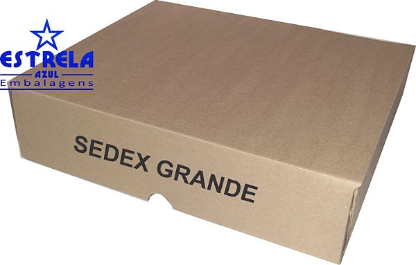 Caixa e-commerce Sedex Grande Med. 36x31x8,5cm - Ref.1