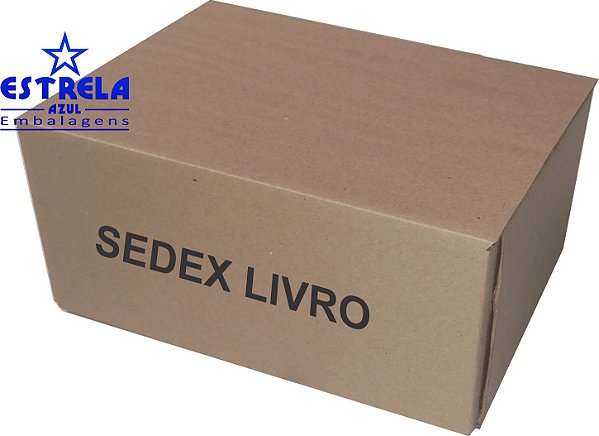 Caixa e-commerce Sedex Livro Med. 32x23x15cm - Ref.11