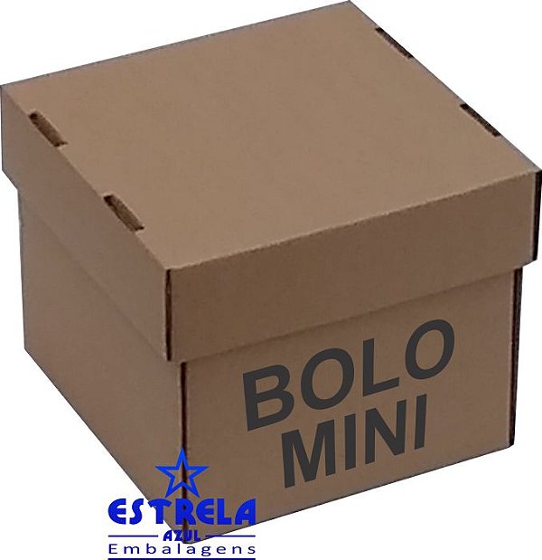 Caixa de Bolo MINI. 21x21x18,5cm - Ref.14