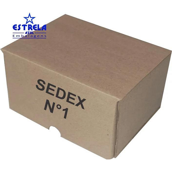 PAC 100 UN - Caixa e-commerce Sedex n°1 Med. 18x13x9cm - Ref.46