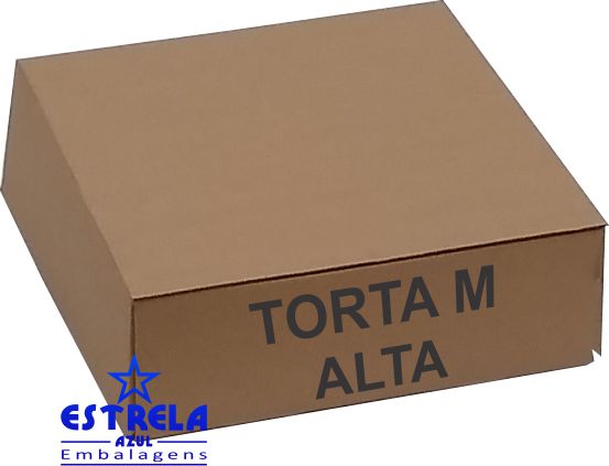 Caixa de Torta M alta. 35x35x13cm - Ref.65