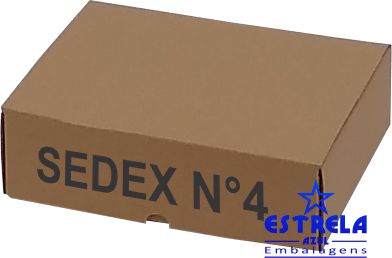 Caixa e-commerce Sedex n°4 Med. 30x23x9cm - Ref.50