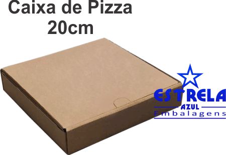 Pizza Parda 20cm Quadrada 21x21x4,5cm - Ref.67