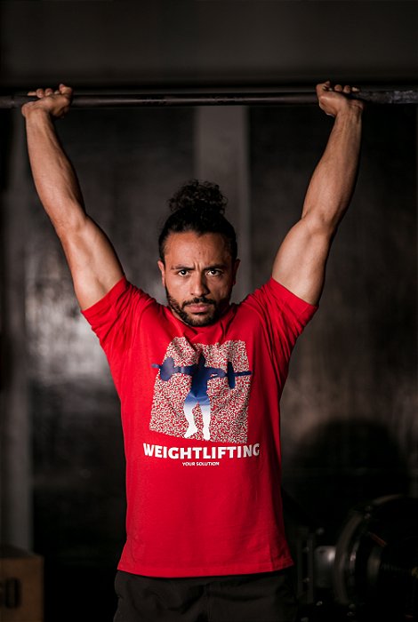 Camiseta Burpee Weightlifting - Red
